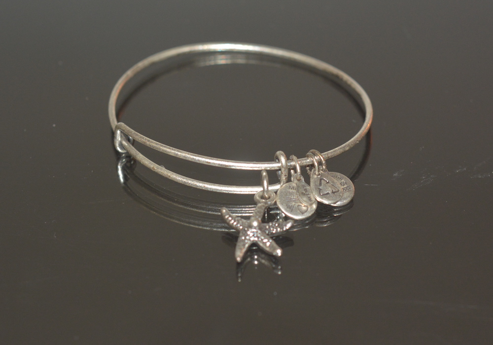 Set of Four Alex & Ani Nautical Bangle Bracelets