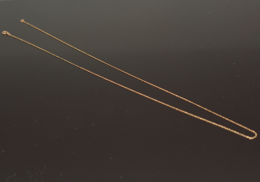 14K Yellow Gold Bracelet and Necklace with Letter A Charm