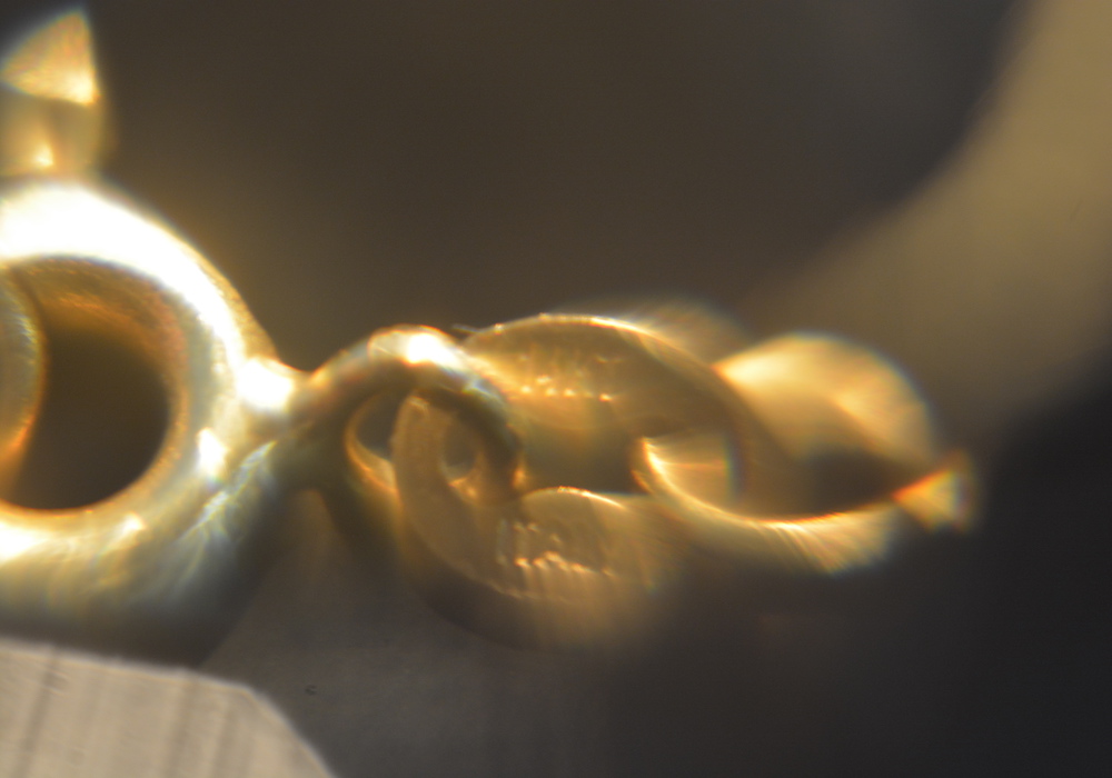 14K Yellow Gold Bracelet and Necklace with Letter A Charm