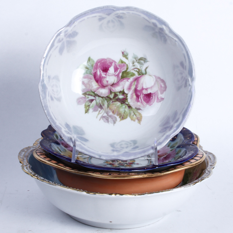 Selection of Mix N' Match Antique Porcelain Bowls