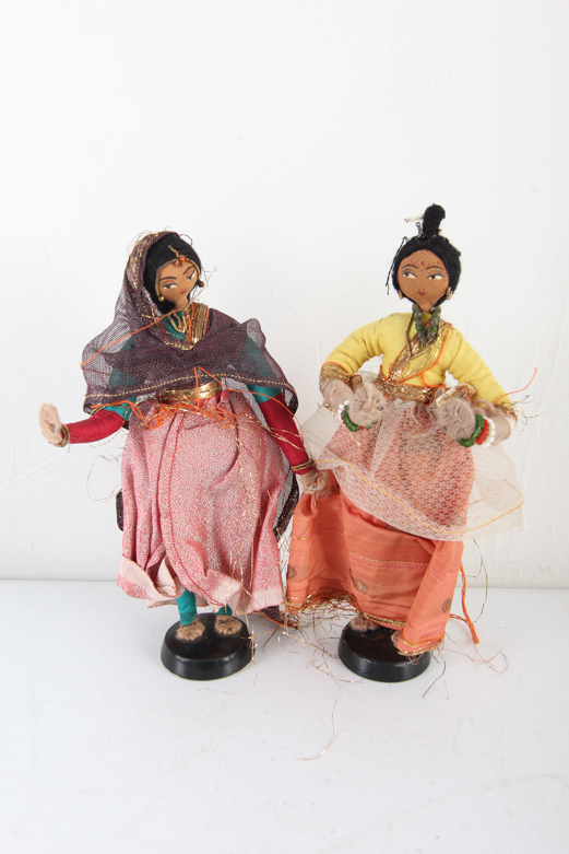 Collection of Vintage Multicultural Dolls