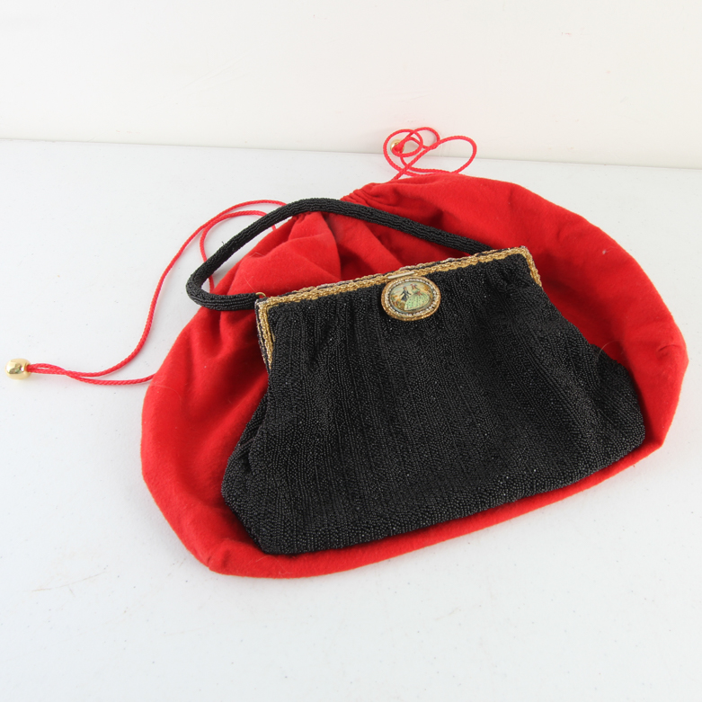 Vintage E. Grillot Beaded Evening Bag