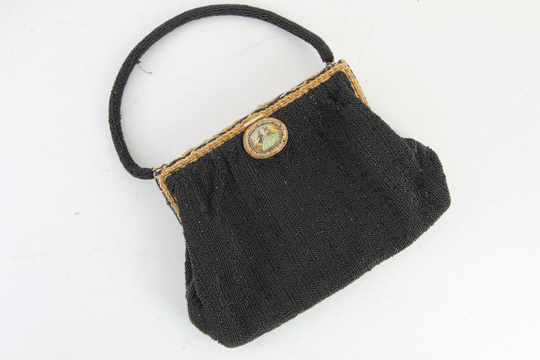 Vintage E. Grillot Beaded Evening Bag