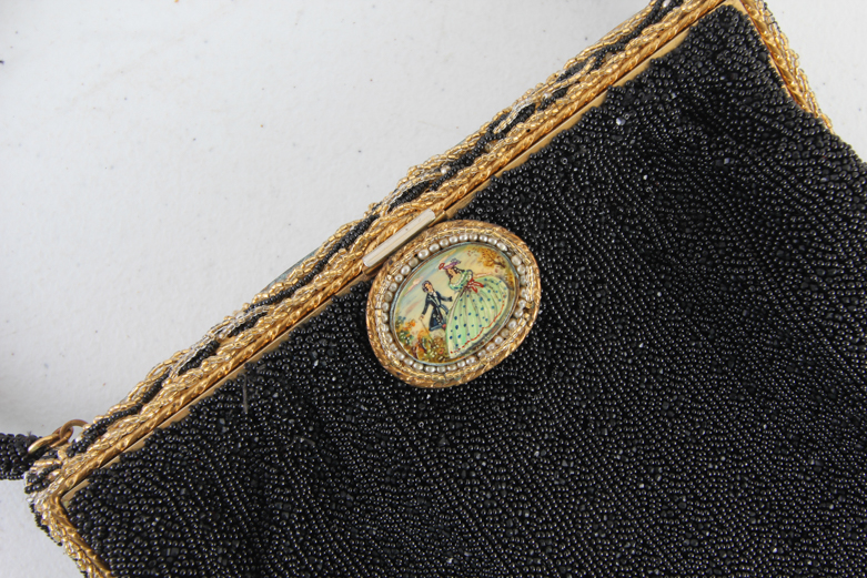 Vintage E. Grillot Beaded Evening Bag