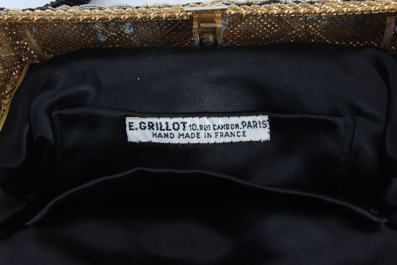 Vintage E. Grillot Beaded Evening Bag