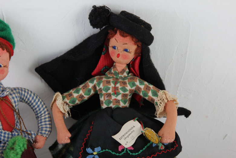 Collection of Vintage Portuguese Dolls