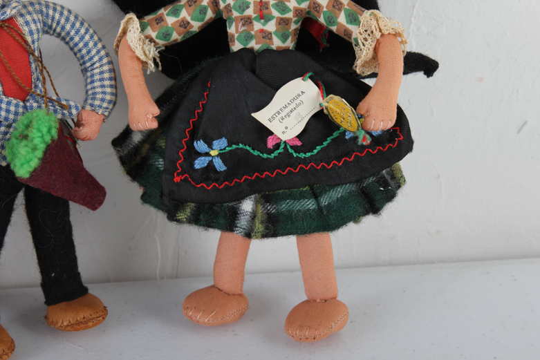 Collection of Vintage Portuguese Dolls