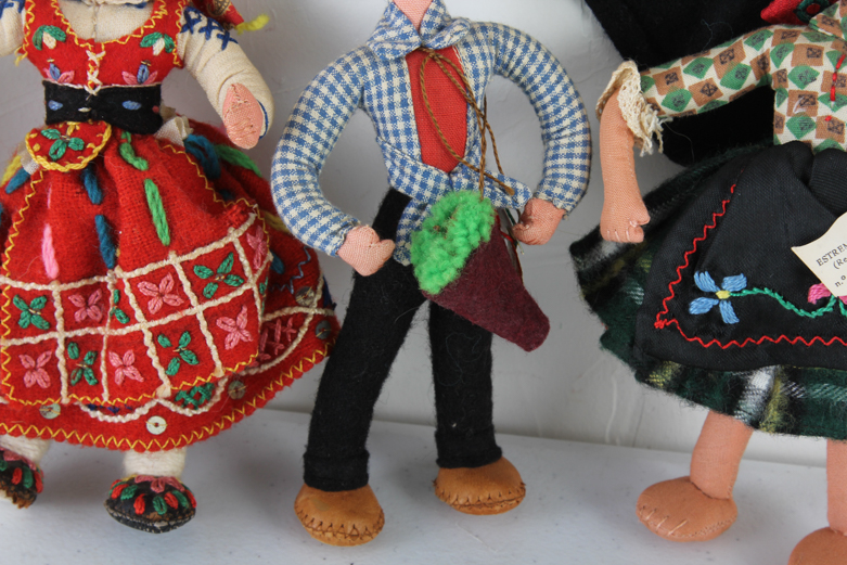 Collection of Vintage Portuguese Dolls