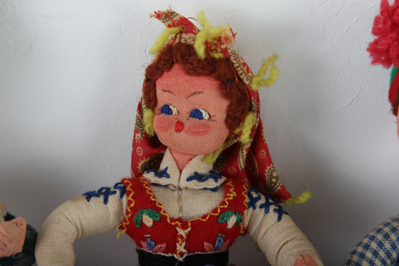 Collection of Vintage Portuguese Dolls