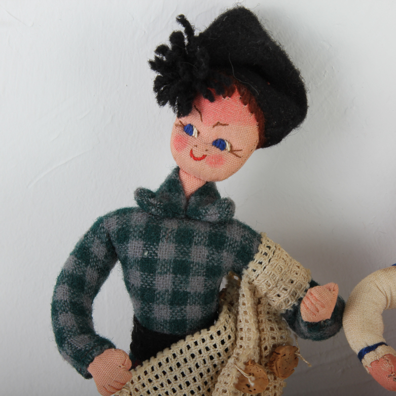 Collection of Vintage Portuguese Dolls