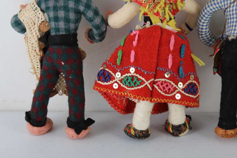 Collection of Vintage Portuguese Dolls