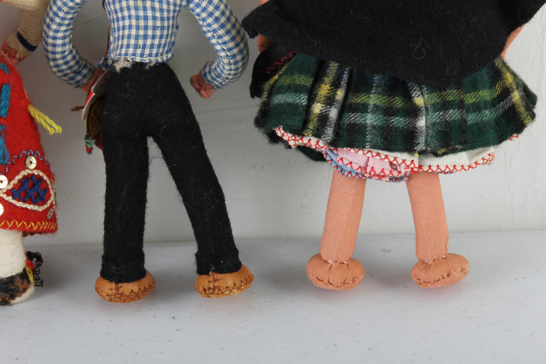 Collection of Vintage Portuguese Dolls