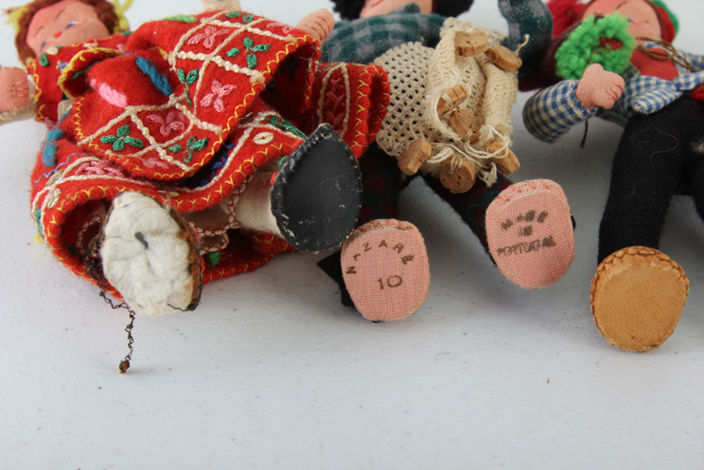 Collection of Vintage Portuguese Dolls