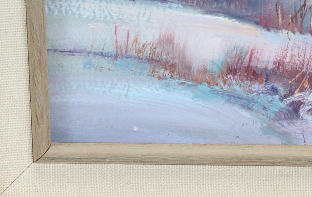 Hulan Fleming Original Oil Painting on Board "Crow Camp"