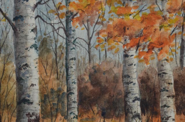 Emerick C. Malogorski Original Watercolor Landscape