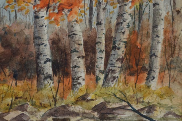 Emerick C. Malogorski Original Watercolor Landscape