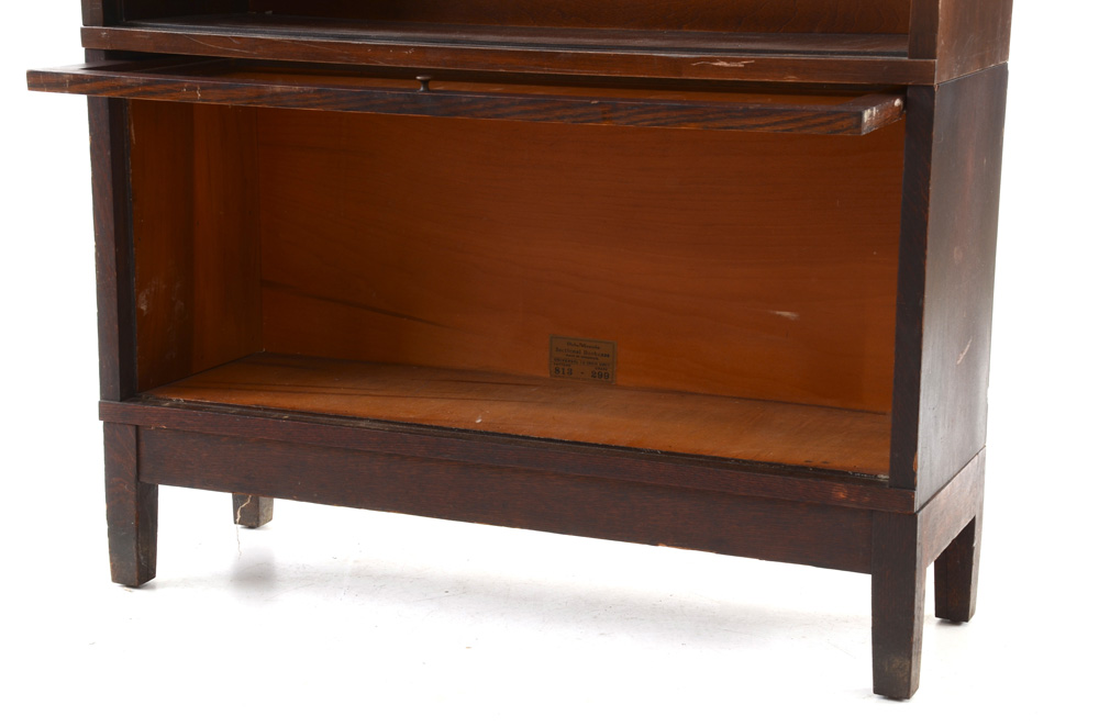 Mahogany Stacking Barrister's Bookcase