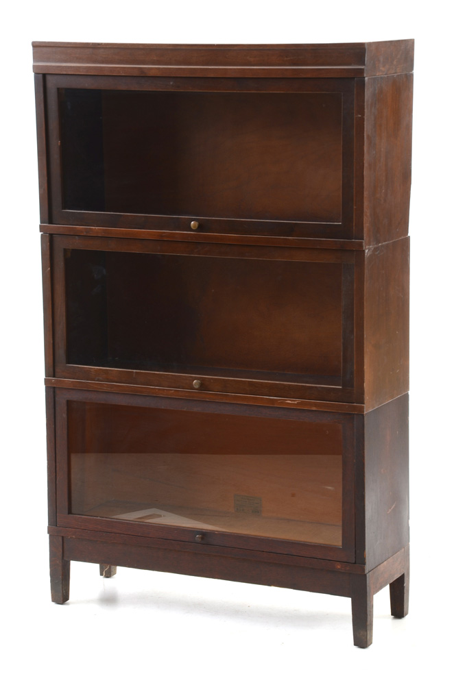 Mahogany Stacking Barrister's Bookcase
