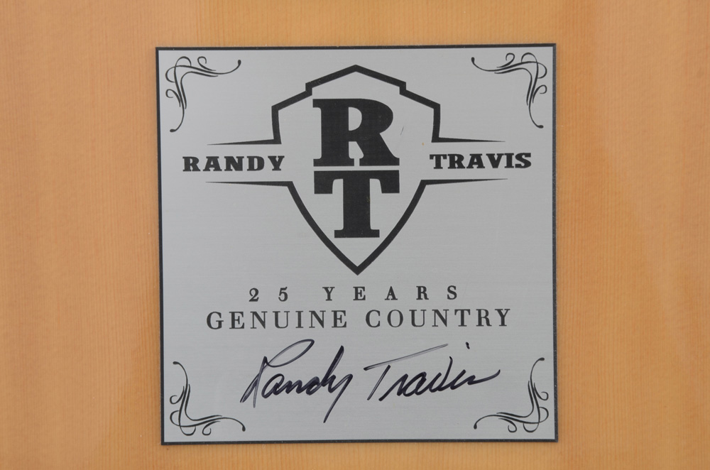 Signed Randy Travis Epiphone Acoustic Guitar