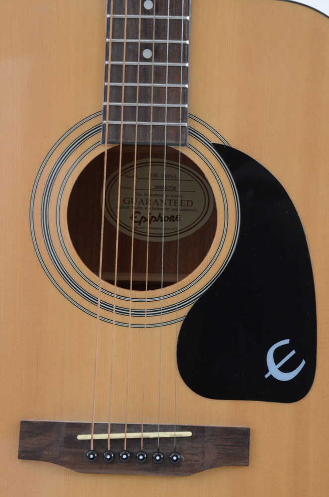 Signed Randy Travis Epiphone Acoustic Guitar