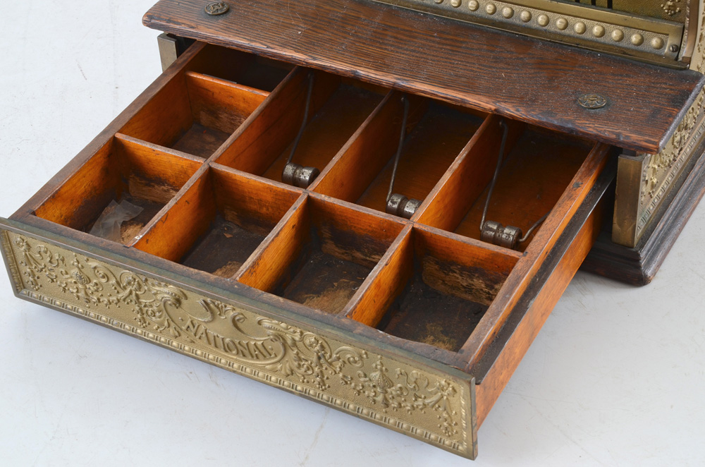 Converted Antique Cash Register Lamp