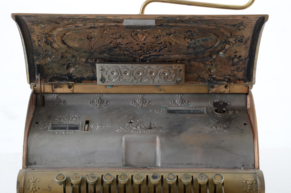 Converted Antique Cash Register Lamp