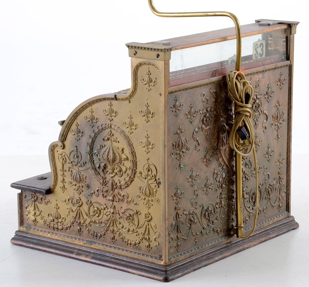 Converted Antique Cash Register Lamp