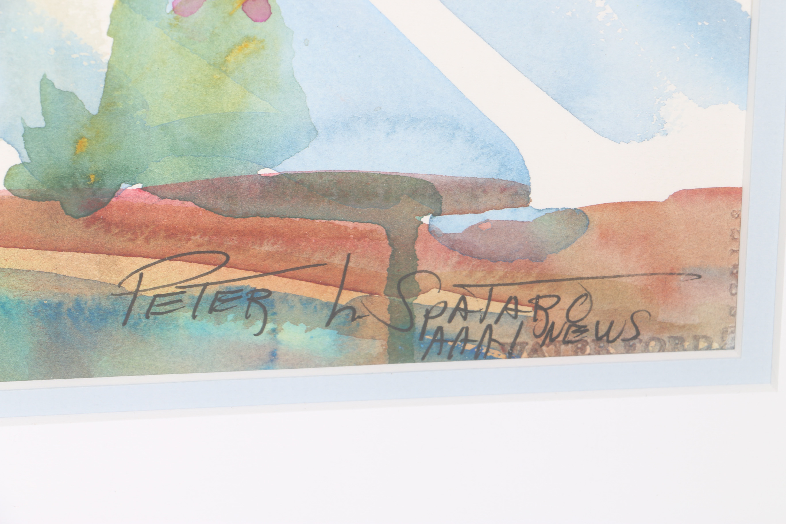 Peter L. Spataro Watercolor Painting