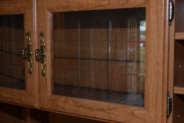 Wood Grain Laminate Entertainment Console