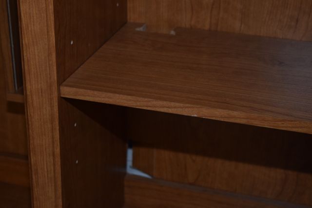 Wood Grain Laminate Entertainment Console