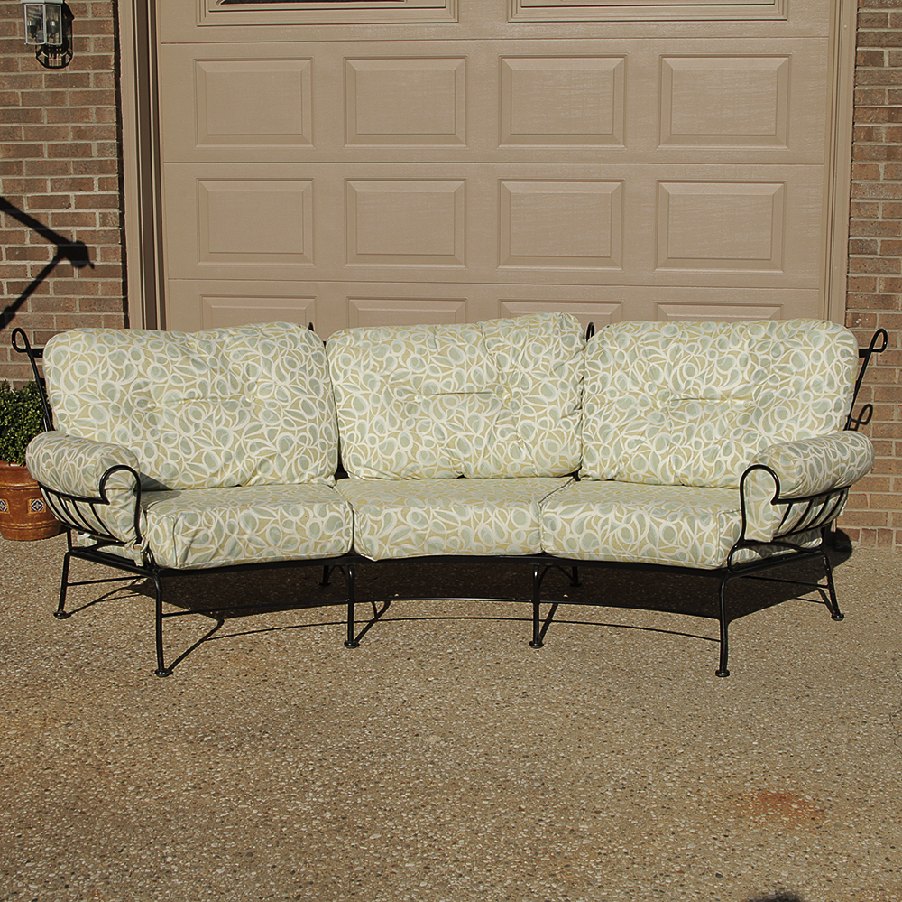 Wrought Iron Patio Sofa