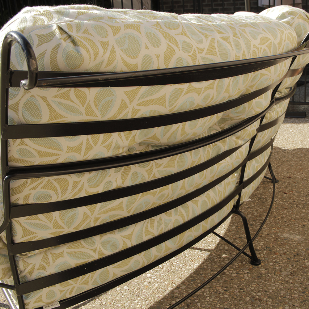 Wrought Iron Patio Sofa