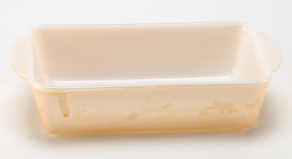 Group of Vintage Anchor Hocking "Peach Lustre" Fire King Dishes