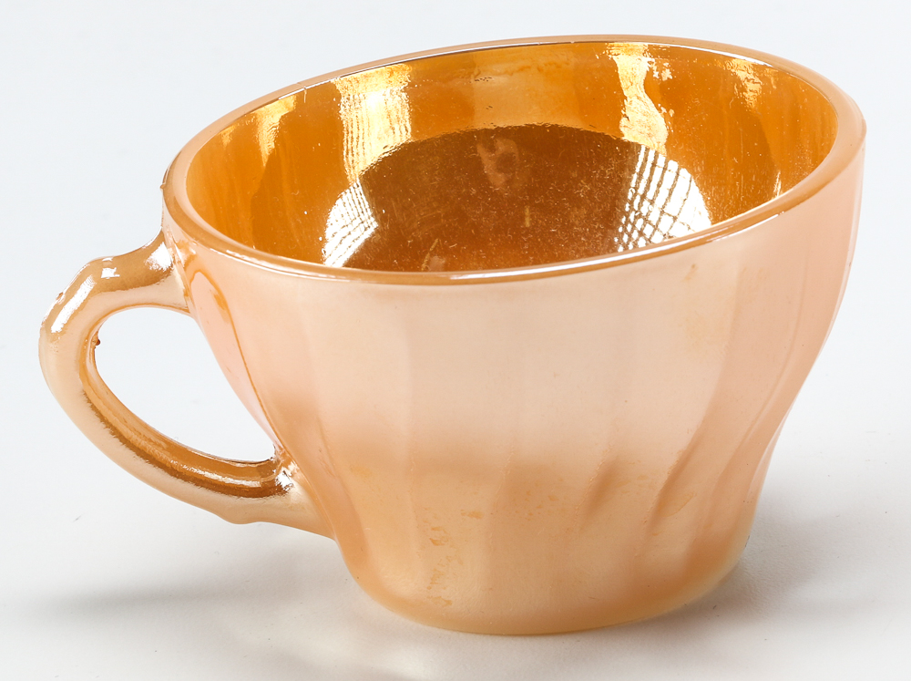 Group of Vintage Anchor Hocking "Peach Lustre" Fire King Dishes