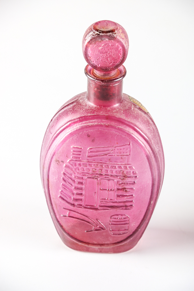 1969 and 1970 Ezra Brooks Decanter Bottles