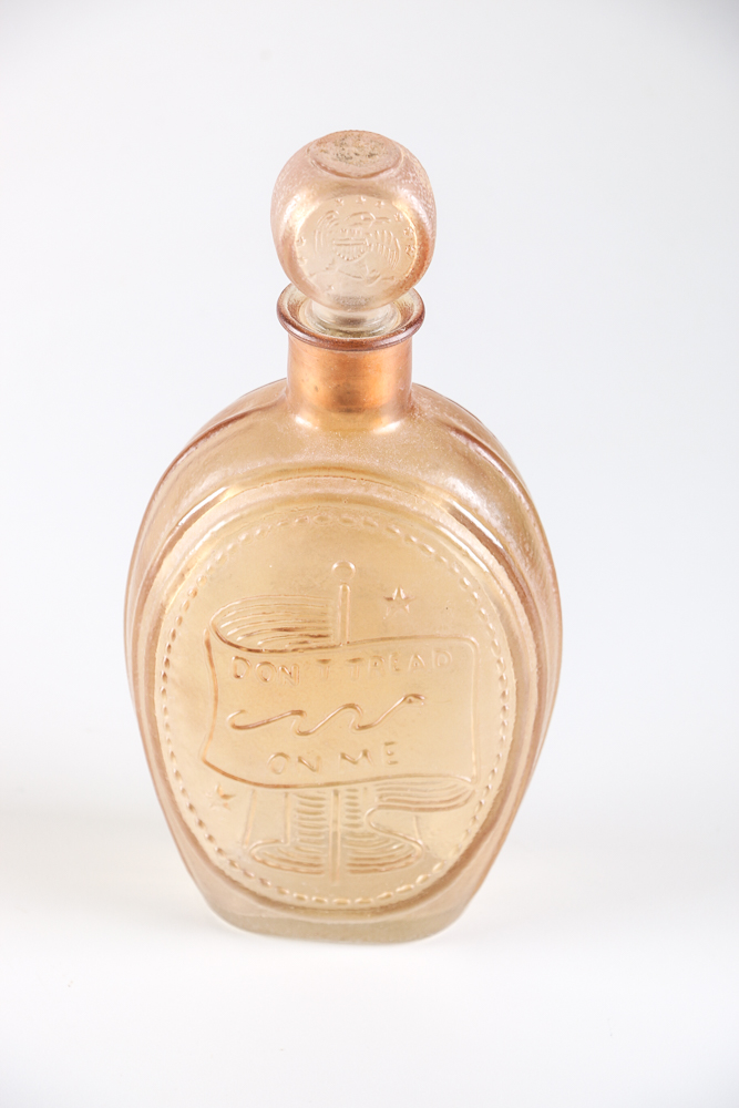 1969 and 1970 Ezra Brooks Decanter Bottles