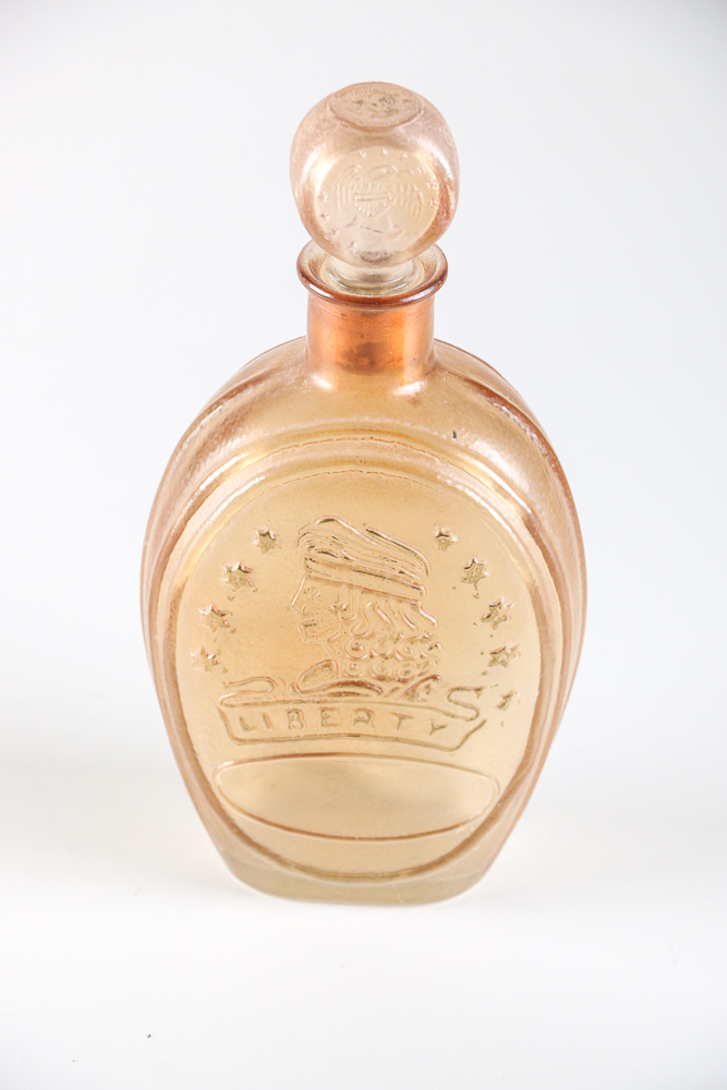 1969 and 1970 Ezra Brooks Decanter Bottles