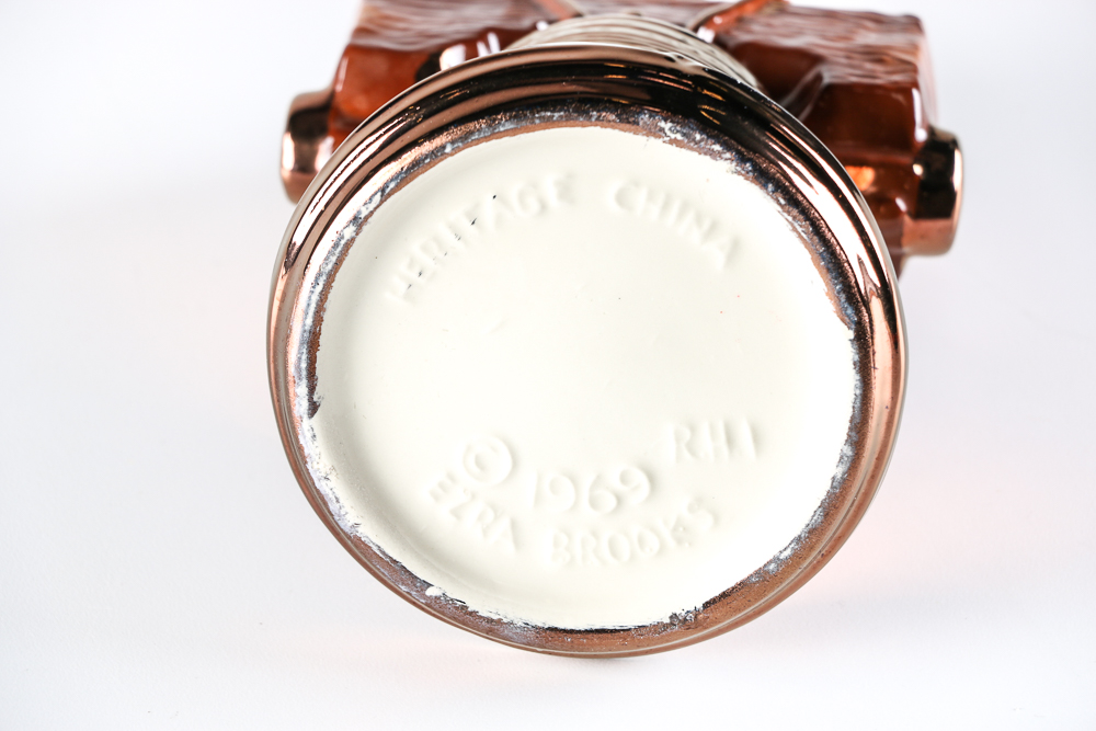 1969 and 1970 Ezra Brooks Decanter Bottles