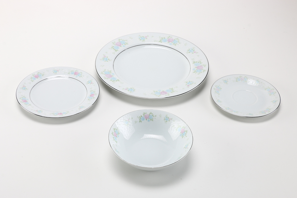 Set of Prestige "China Garden" China Dinnerware