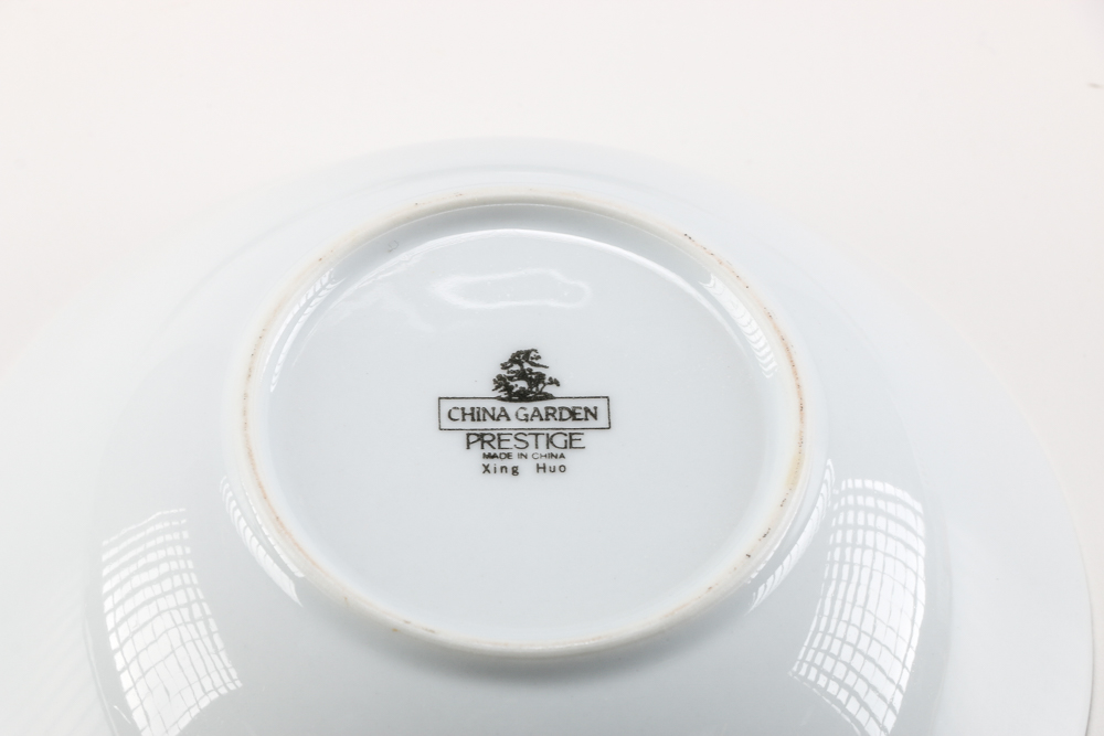Set of Prestige "China Garden" China Dinnerware