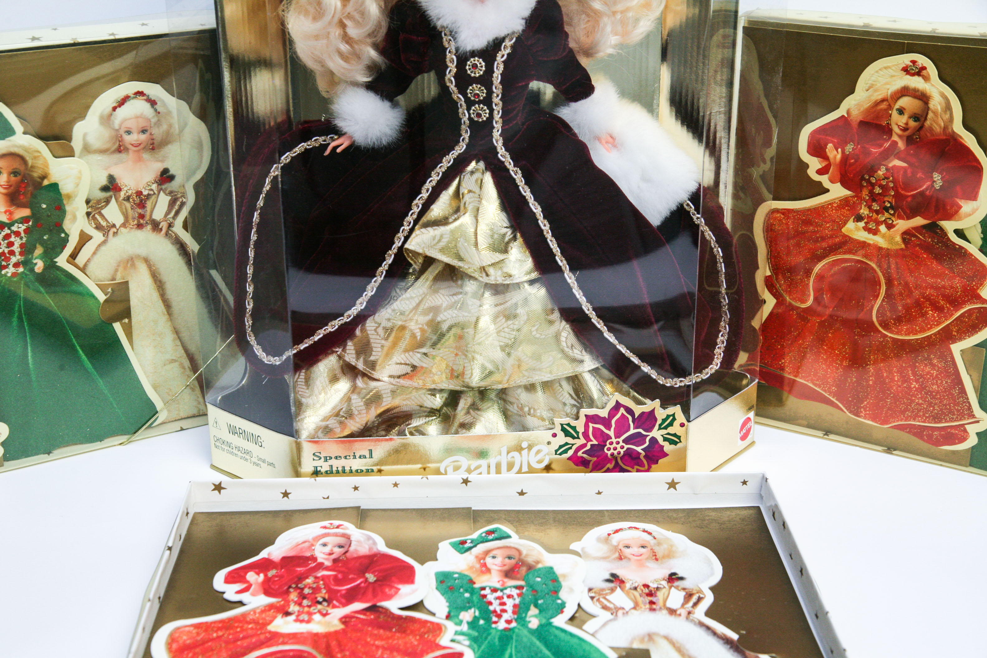 1996 Holiday Barbie and Barbie Christmas Cards