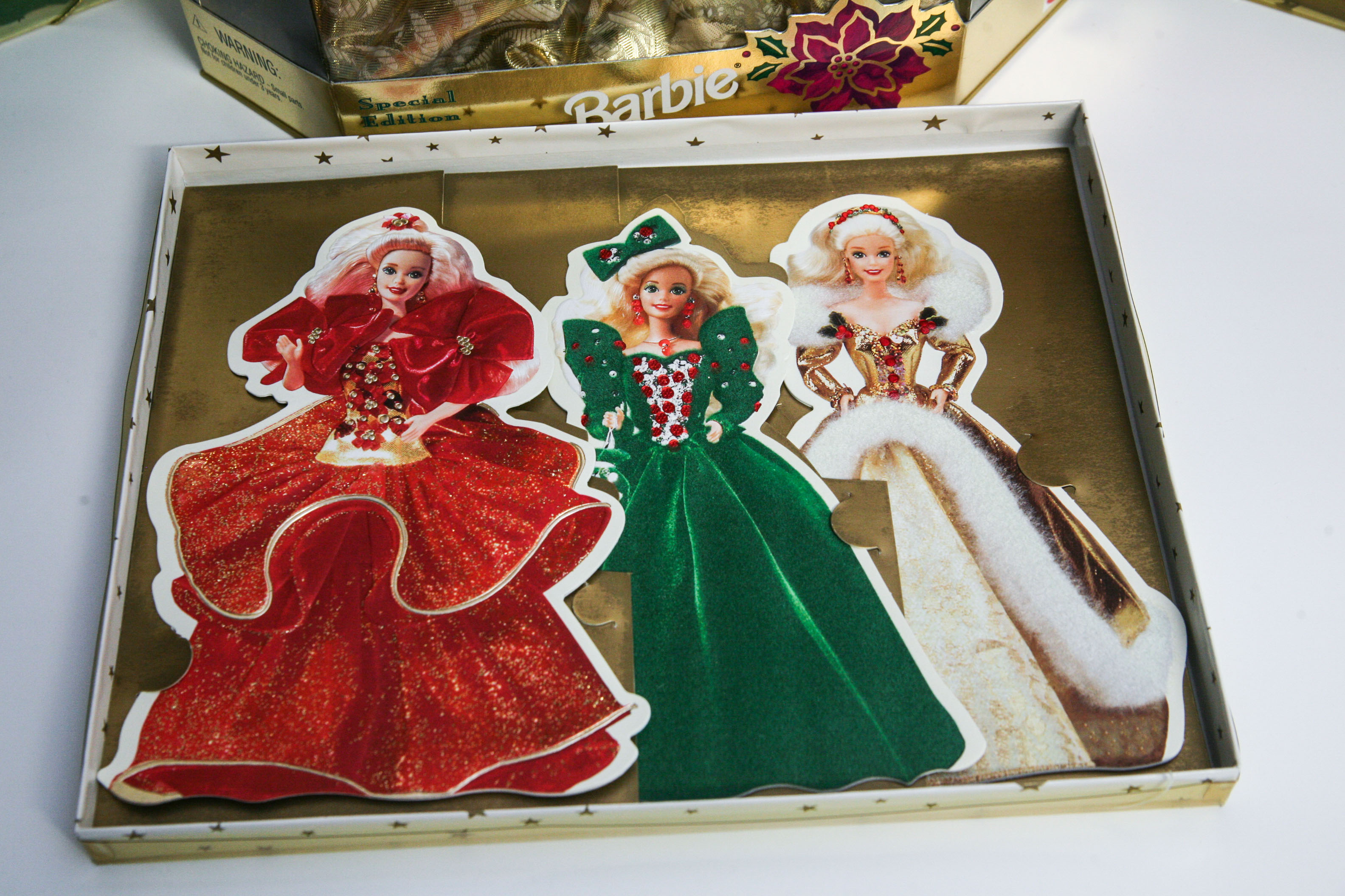 1996 Holiday Barbie and Barbie Christmas Cards