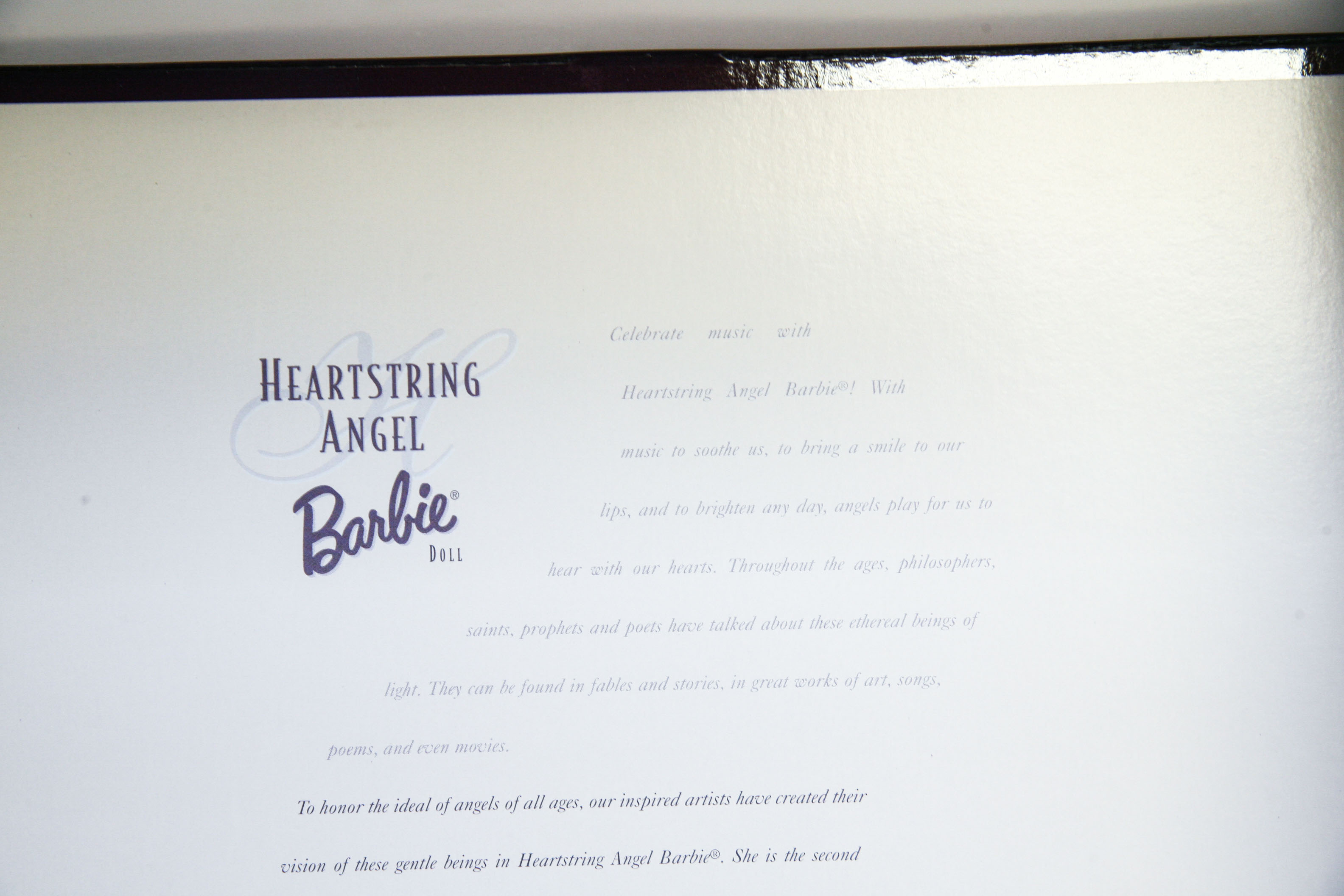 Heartstring Angel Barbie Doll 1999