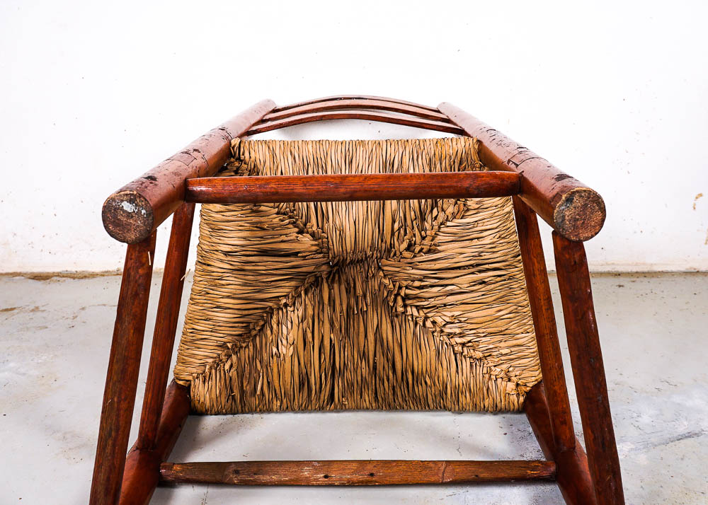 Ladder Back Rush Seat Side Chair