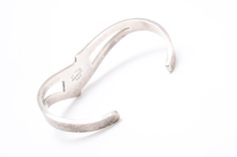 Sterling Silver Onyx Bracelet and Austin Garcia Pendant