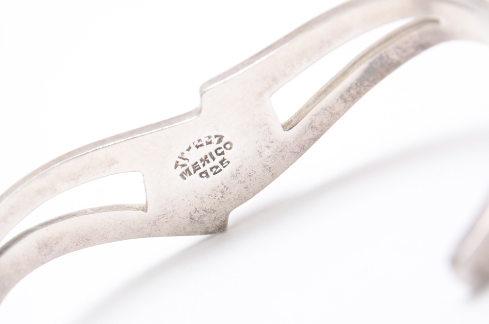 Sterling Silver Onyx Bracelet and Austin Garcia Pendant