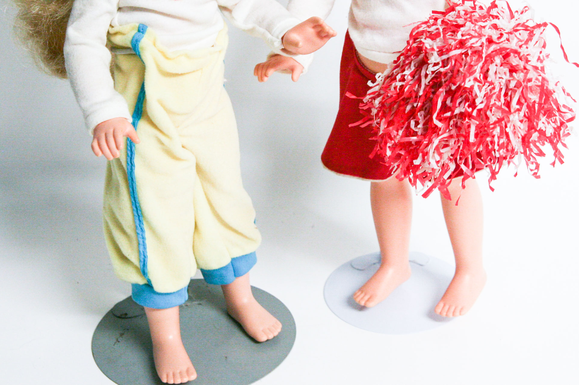 Pair of Tomy "Kimberly" Cheerleader Dolls