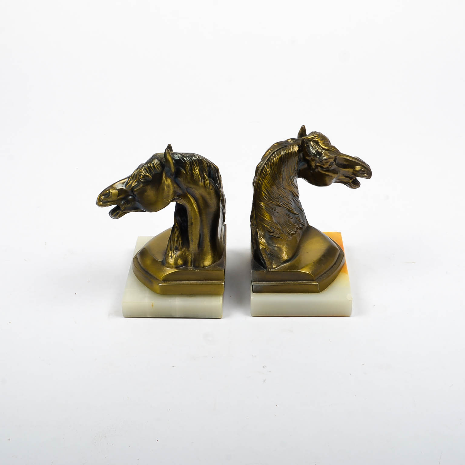 Bronze Horse Bookends
