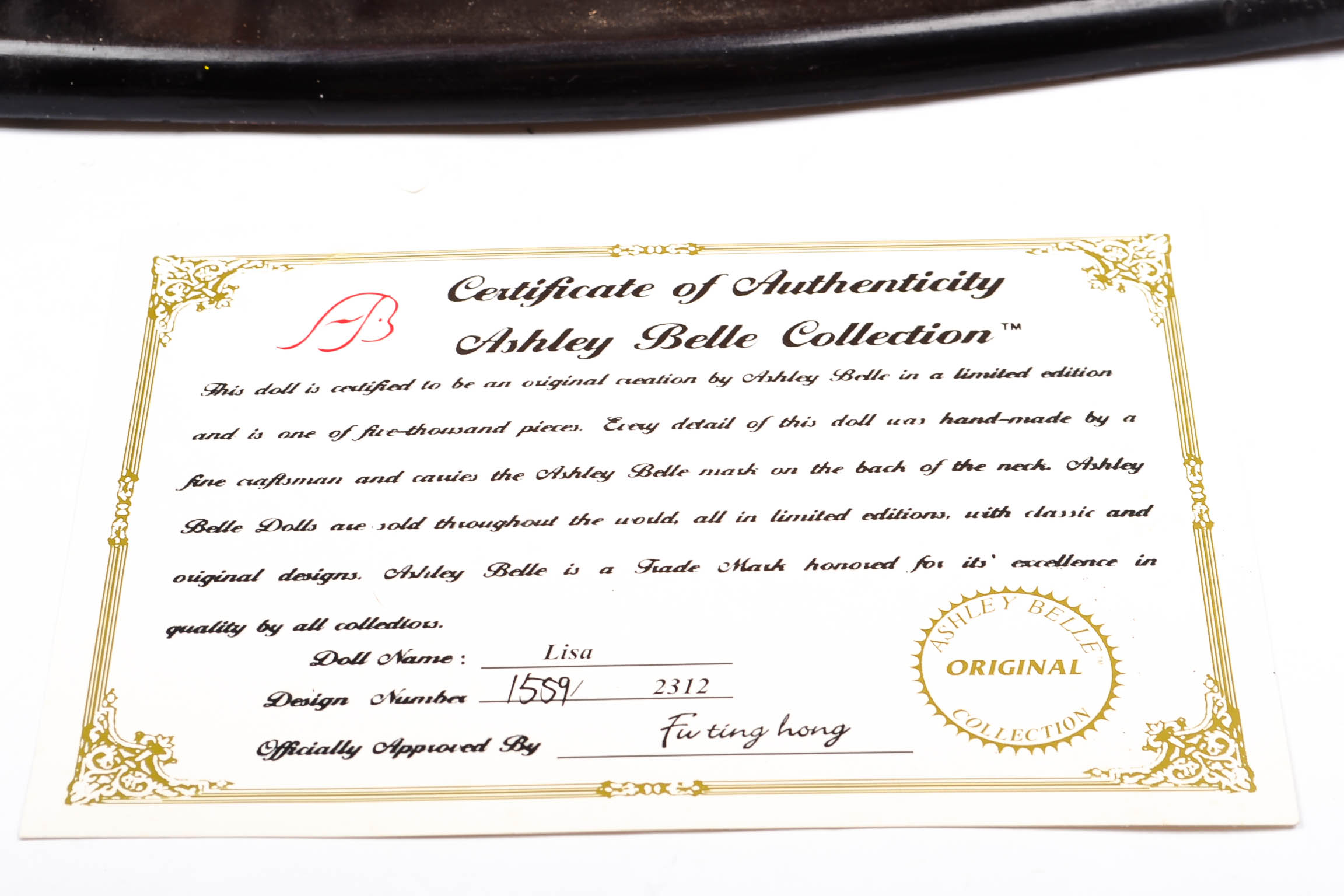 Collectible Ashley Belle Doll