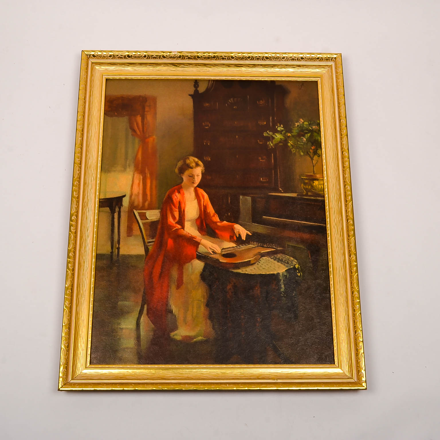 Framed Oil Painting on Board